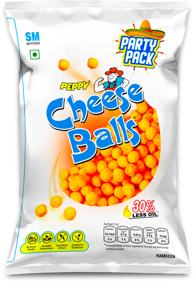 Peppy Cheese Balls ₹20 Party Pack