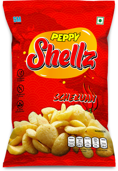 Peppy Shellz Schezuan ₹5