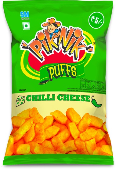 Piknik Puffs Chilli Cheese ₹5